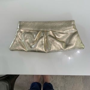 Lauren Merkin Gold Clutch
